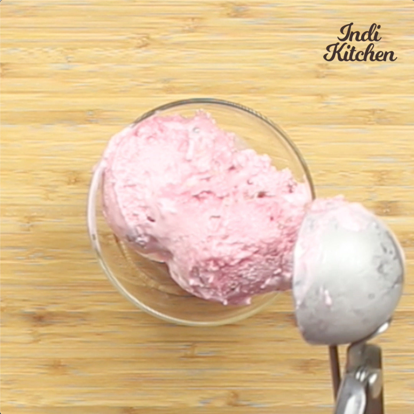 how to make soft gulkand ice cream
