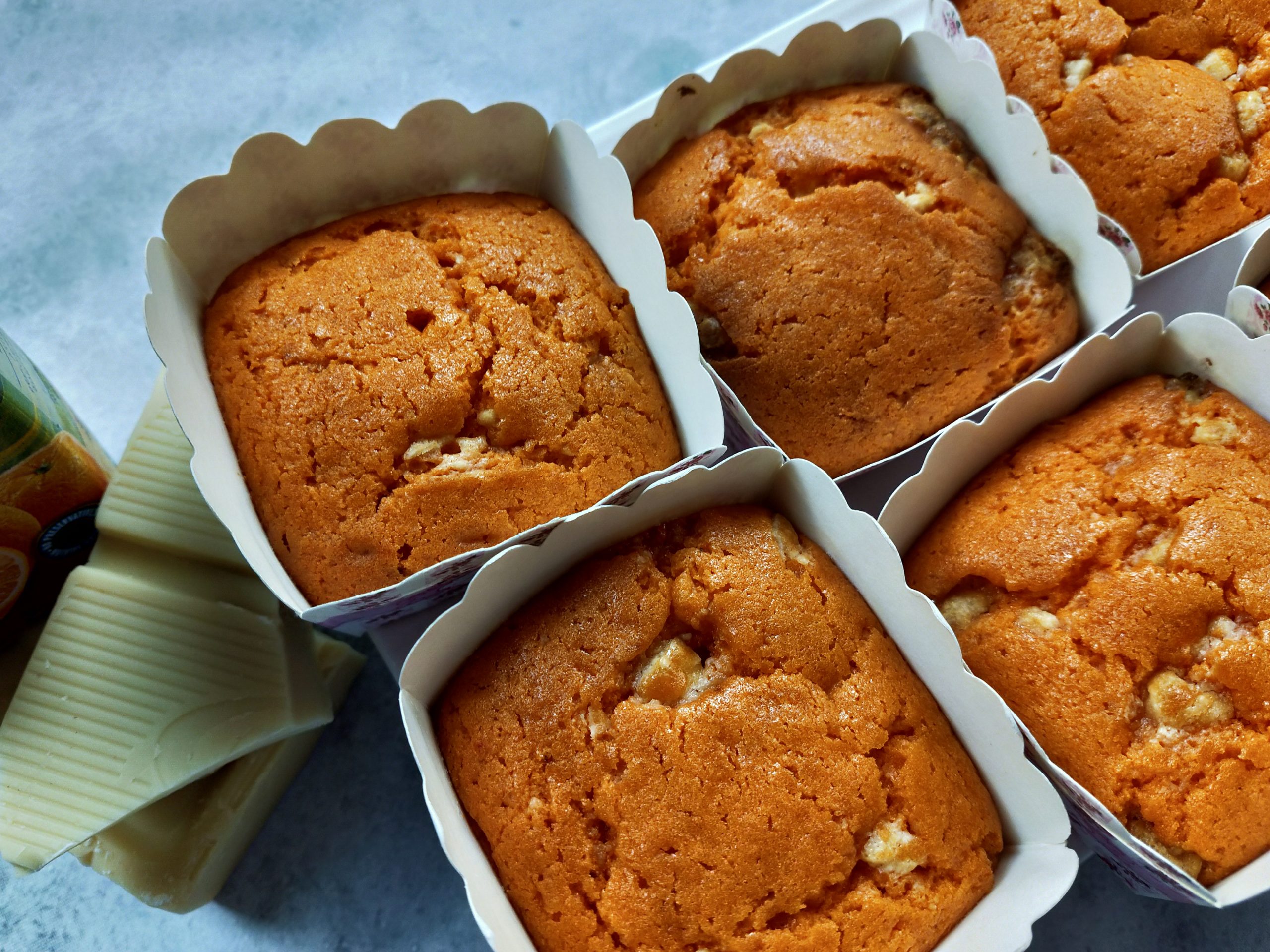 Eggless Orange Cupcakes Recipe
