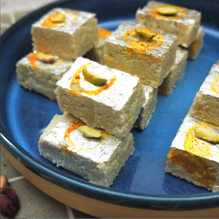 Peanut Burfi - Sweet for Diwali, Easy Recipe