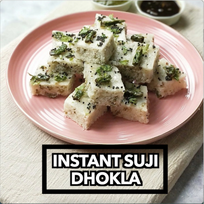 Instant White Suji Ka Dhokla(Rava) Recipe