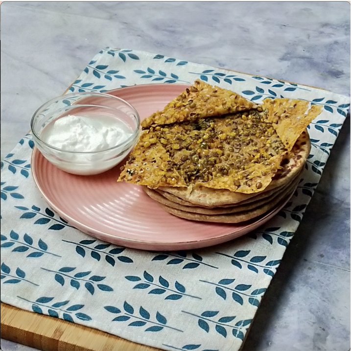 stuffed lentil paratha recipe 