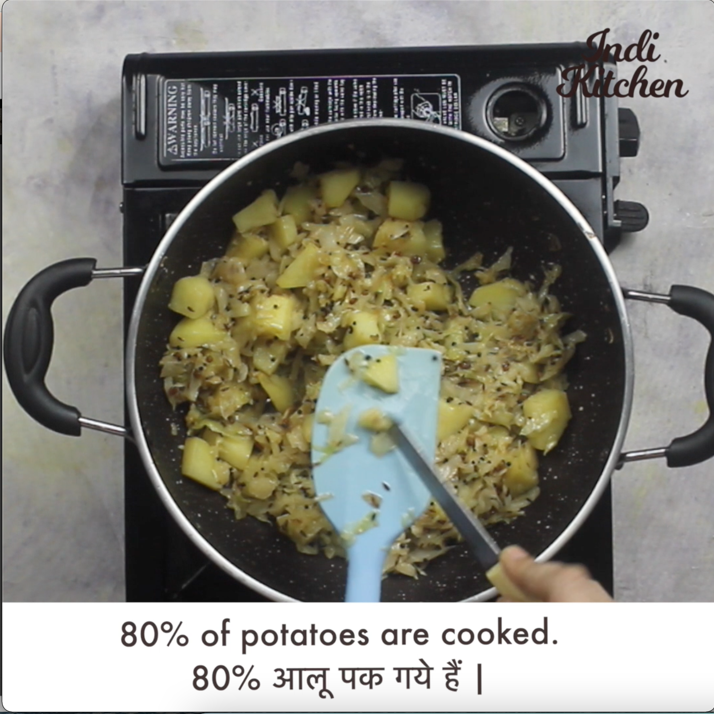 Indian vegetarian recipe patta gobi 